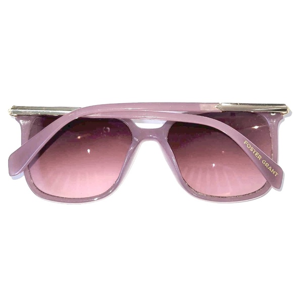 FOSTER GRANT Clear Mauve Pink Gold Designer Fashion Frame NS0923 FGL 24 485 PRP - Picture 4 of 8